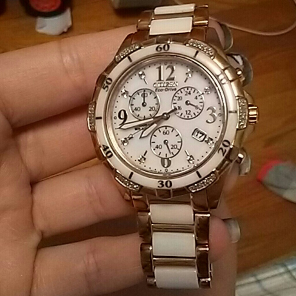 Citizens rose gold watch